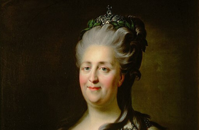 Catherine II by J.B.Lampi (1780s, Kunsthistorisches Museum)